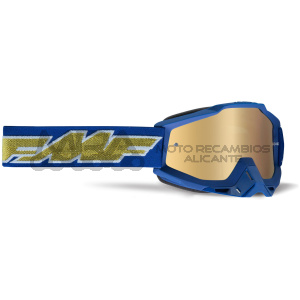 FMF POWERBOMB GOGGLE ROCKET DEEP NAVY GOLD