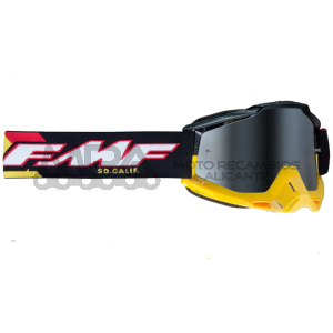 FMF POWERBOMB GOGGLE SPEEDWAY MIRROR SILVER LENS