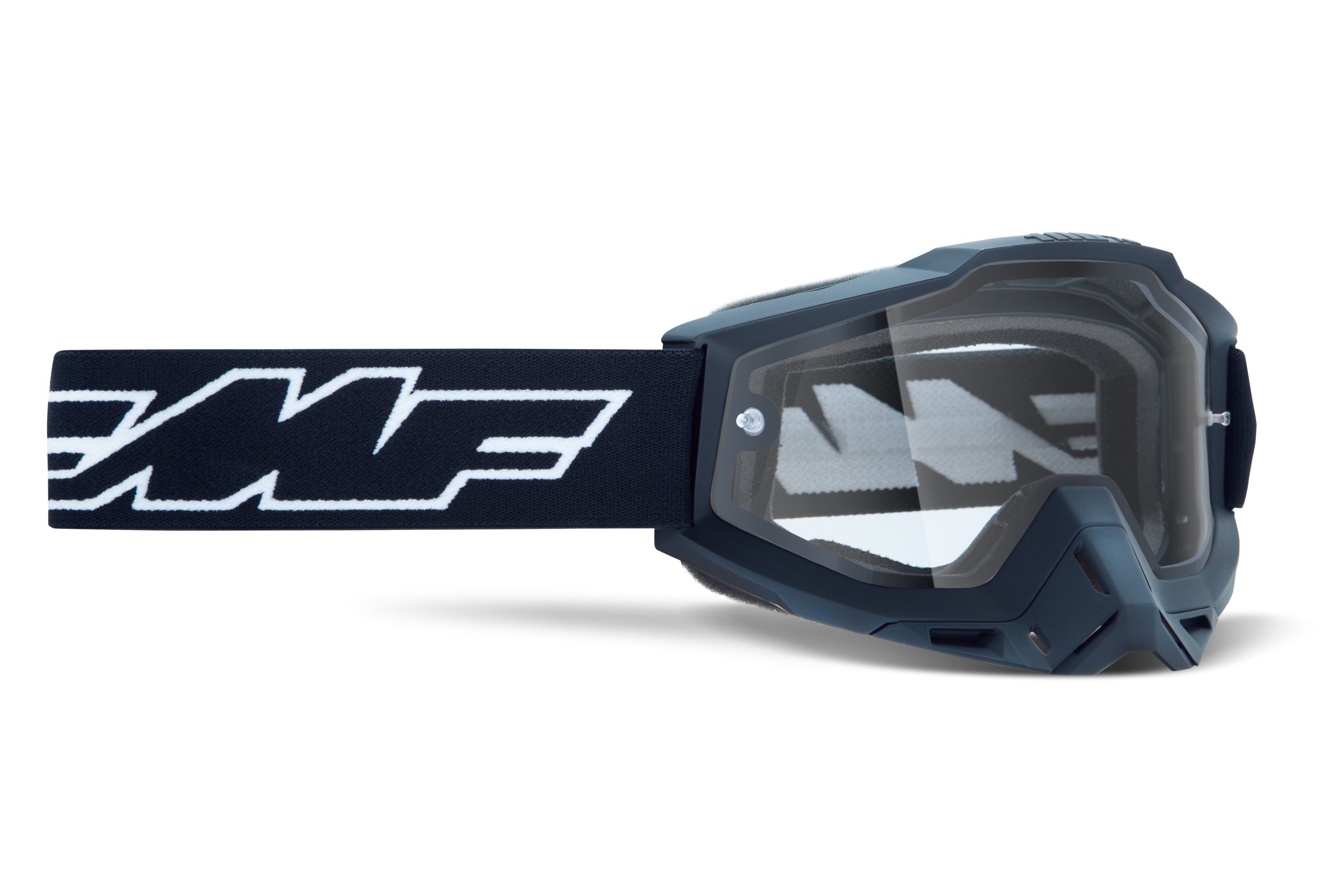 FMF POWERBOMB ENDURO GOGGLE ROCKET BLACK – CLEAR L