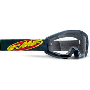 FMF POWERCORE YOUTH GOGGLE CORE BLACK – CLEAR LENS