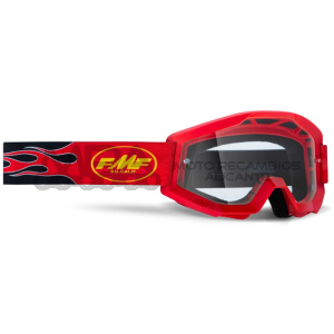 FMF POWERCORE YOUTH GOGGLE FLAME RED