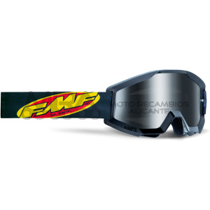 FMF POWERCORE YOUTH GOGGLE CORE BLACK – MIRROR SIL
