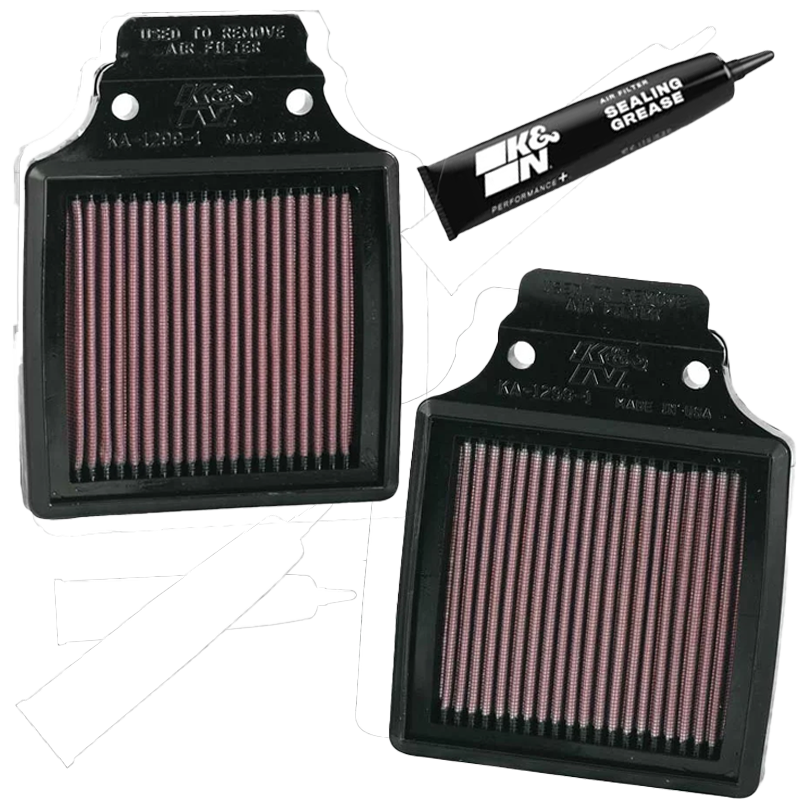 FILTRO AIRE K&N KAWASAKI ZX12R NINJA (00/09)