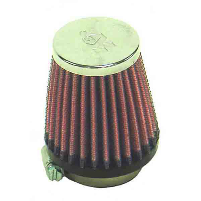 FILTRO POTENCIA K&N CROMADO D.40 MM
