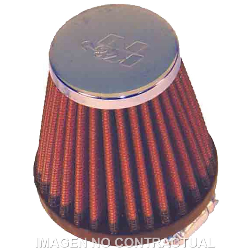 FILTRO POTT. K&N CONICO CROMADO D.INTERIOR 40 MM