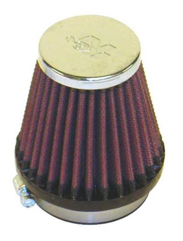 FILTRO POTENCIA K&N CROMADO UNIVERSAL D.54