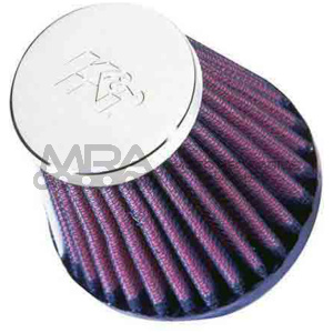 FILTRO POTT K&N CONICO D.51 MM TAPA CROMADA