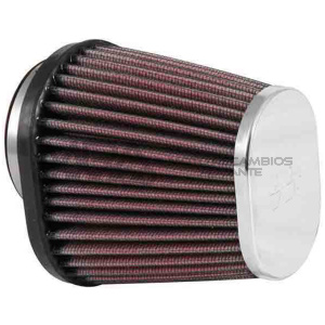 FILTRO UNIVERSAL K&N CROMADO 2-1/8″