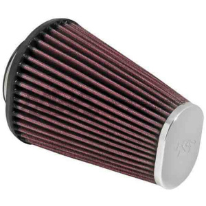 FILTRO POTT K&N OVAL TAPA CROMADA D.62 MM
