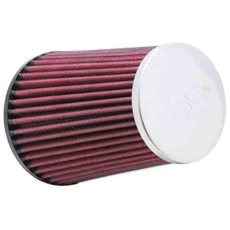 FILTRO POTENCIA K&N GOMA C/ TAPA CROMADA D.70MM