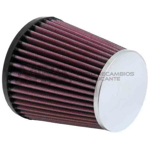 FILTRO POTENCIA K&N UNIVERSAL CROMADO