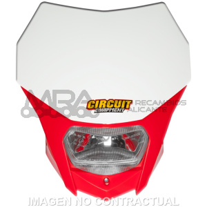 PORTAFARO CIRCUIT BAGUS ROJO FLUOR-BLANCO