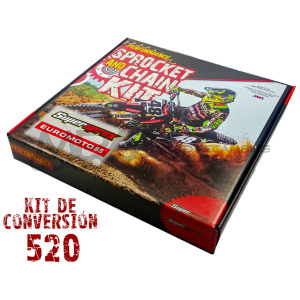 KIT TRANSMISION XRING ORO SUPREMA TRIUMPH SCRAMBLE