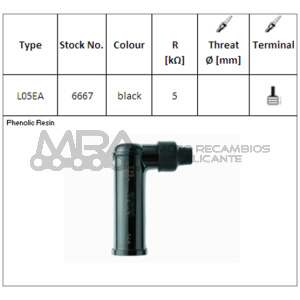 PIPA DE BUJIA NGK L05EA