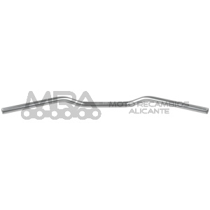 MANILLAR TRW ALUMINIO 22mm SUPERBIKE PLATA