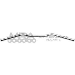 MANILLAR TRW ALUMINIO 22 mm SUPERBIKE PLATA MATE