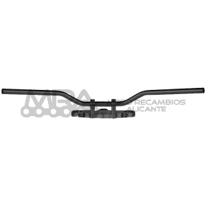 MANILLAR TRW ACERO 22 mm SUPERBIKE CONFORT NEGRO