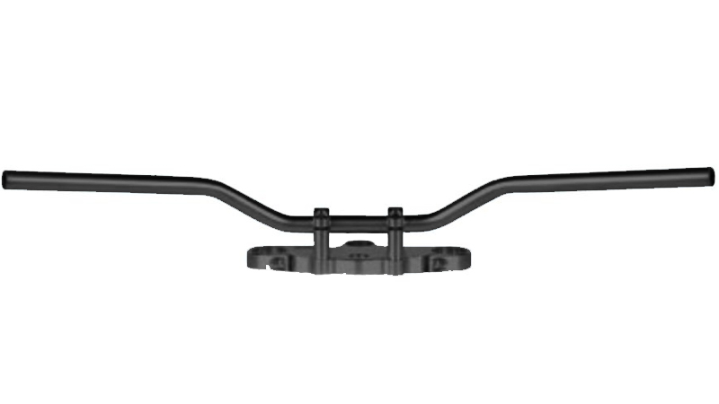 MANILLAR TRW ACERO 22 mm SUPERBIKE CONFORT NEGRO