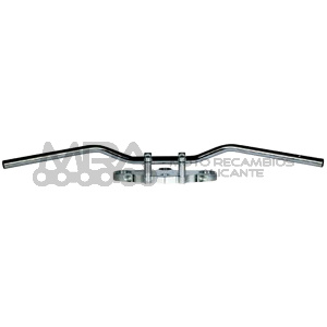 MANILLAR TRW ACERO 22mm SUPERBIKE SPORTIVE CROMADO