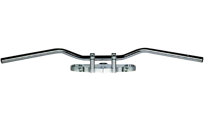 MANILLAR TRW ACERO 22mm SUPERBIKE SPORTIVE CROMADO