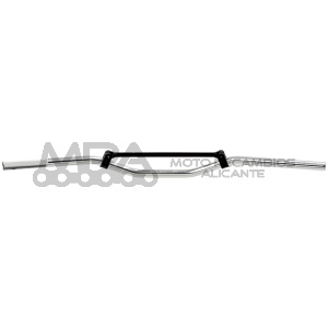 MANILLAR TRW ALUMINIO 22mm OFF-ROAD PLATA LOW
