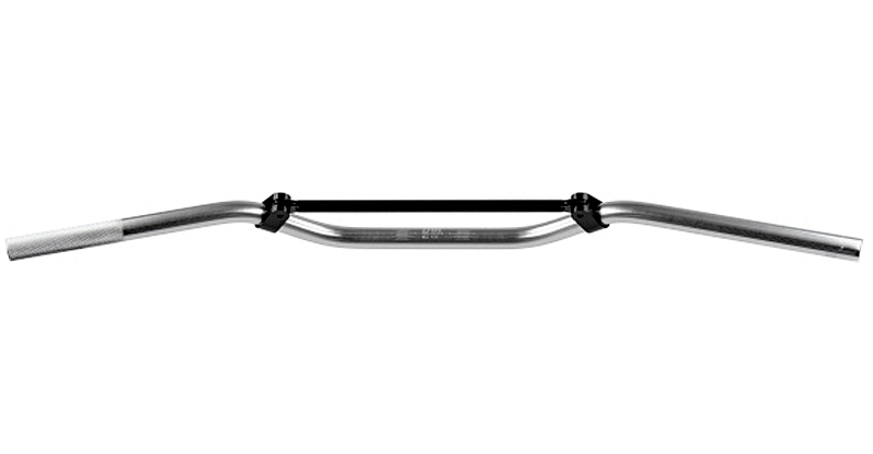 MANILLAR TRW ALUMINIO 22mm OFF-ROAD PLATA MEDIUM