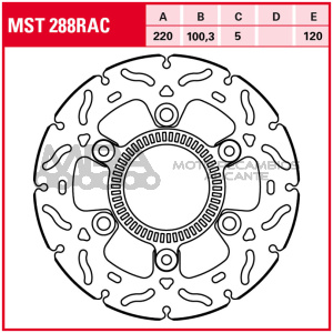 DISCO FRENO TRW MST288RAC