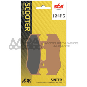 PASTILLA FRENO SBS HONDA SH 125/150  (02/)
