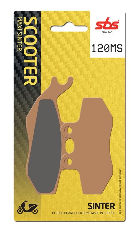 PASTILLA FRENO SBS PIAGGIO GTX 250 SUPER HEXAGON