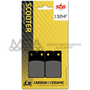 PASTILLA FRENO SBS DELANTERO APRILIA RED ROSE 50