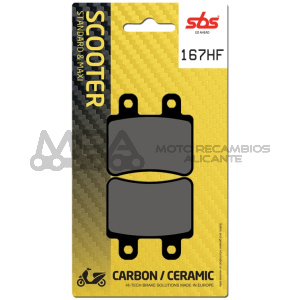 PASTILLA FRENO SBS PEUGEOT ELYSTAR 50