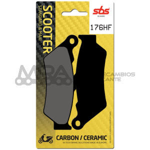 PASTILLA FRENO SBS MALAGUTI MADISON 250/BMW C1 125