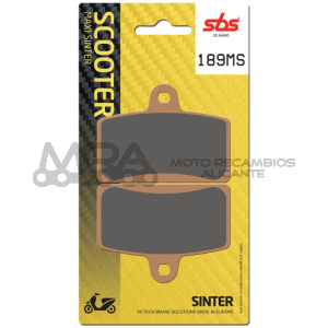PASTILLA FRENO SBS DERBI GPR 80 CUP