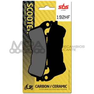 PASTILLA FRENO SBS DEL. SUZUKI BURGMAN 125 (07/)