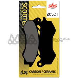 PASTILLA FRENO SBS HONDA PCX 125 (09/)