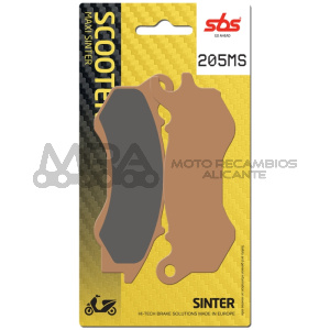 PASTILLA FRENO SBS HONDA VISION 50/110 4T