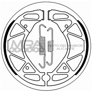 MORDAZAS FRENO SBS YAMAHA X CENTER 125,150