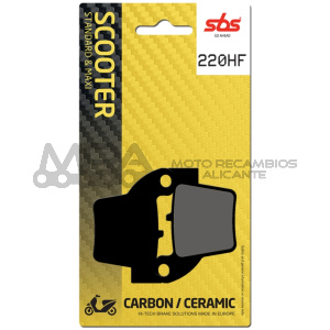 PASTILLA FRENO SBS FANTIC CABALLERO MORTARD 50