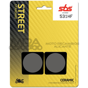 PASTILLA FRENO SBS DELANTERA YAMAHA RD 125 83