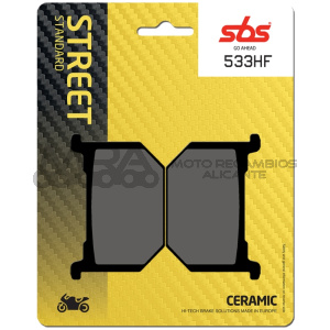 PASTILLA FRENO SBS DEL. SUZUKI GSX 400 FWS, 750 E