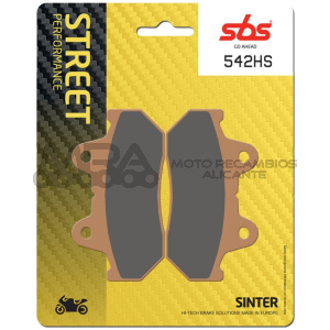 PASTILLA FRENO SBS STREET EXCEL HONDA CBR 600