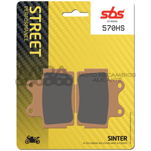 PASTILLA FRENO SBS DEL. SINTERIZADA YAMAHA RD 350L
