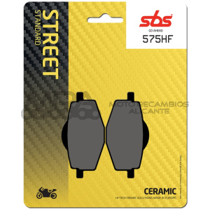 PASTILLA FRENO SBS YAMAHA YZ 125/250, YTZ 250