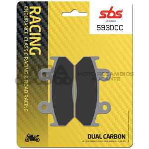 PASTILLA FRENO SBS DUAL CARBON CLASSIC 593DCC