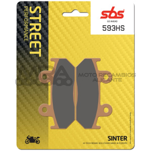 PASTILLA FRENO SBS DEL. SINTERIZ. HONDA CBR 600 F