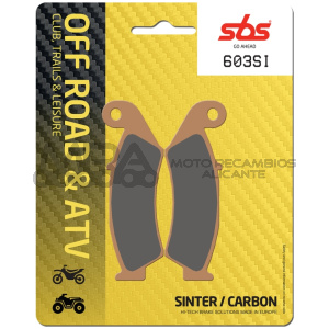 PASTILLA FRENO SBS SINTERIZADA HONDA CR 125/250