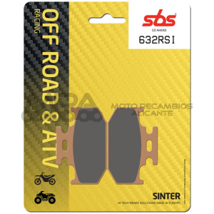 PASTILLA FRENO SBS SINT. KAWASAKI KX 125/250/500