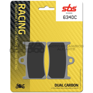 PASTILLA FRENO SBS DUAL CARBON YAMAHA YZF 600 R6