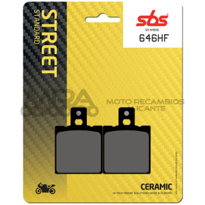 PASTILLA FRENO SBS HONDA CRM 125 R (90/98)