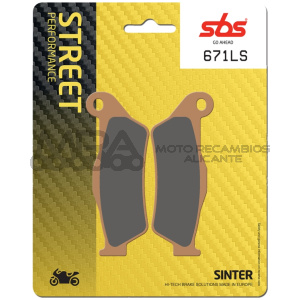 PASTILLA FRENO SBS TRASERO STREET EXCELL R 1100 GS